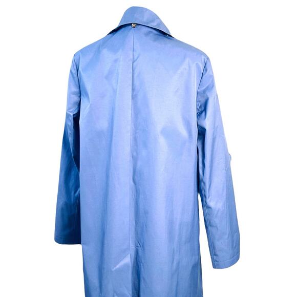 Lauren Ralph Lauren Women Raincoat NWT Size XL Detach Hood French Blue Spring - Picture 4 of 16